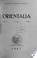 Orientalia