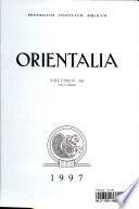 Orientalia
