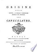 Origine della città e delle famiglie nobili di Napoli