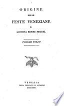 Origine delle feste veneziane