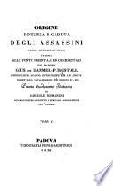 Origine Potenza e caduta Degli Assassini