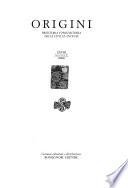 Origini. Rivista di preistoria e protostoria delle civiltà antiche
