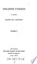 Orlando furioso. Vol. 1-5