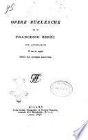 Orlando innamorato di Matteo M. Bojardo rifatto da Francesco Berni. Volume primo [-quarto]