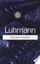 Osservazioni sul moderno