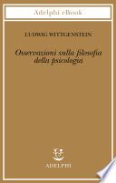 Osservazioni sulla filosofia della psicologia