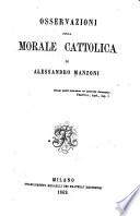 Osservazioni sulla morale cattolica