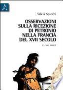 Osservazioni sulla ricezione di Petronio nella Francia del XVII secolo
