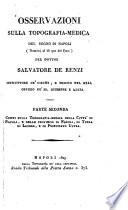 Osservazioni sulla topografia-medica del Regno di Napoli