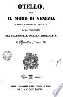 Otello, ossia, Il moro di Venezia