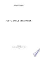 Otto saggi per Dante