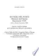 Ottocentoquattordici vigili del fuoco. Ministero dell'interno. Dipartimento VV.FF. Quesiti a risposta multipla per la preparazione della prova preselettiva