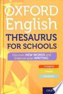 Oxford English Thesaurus for Schools