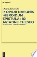 P. Ovidii Nasonis Heroidum Epistula 10: Ariadne Theseo
