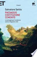 Paesaggio Costituzione cemento