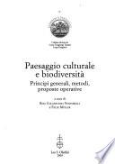 Paesaggio culturale e biodiversità