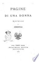 Pagine di una donna novelle di Còrdula