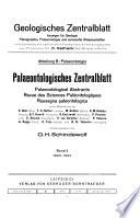 Palaeontological abstracts