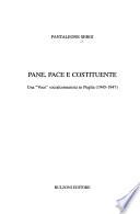 Pane, pace e Costituente