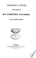 Panegirici antichi