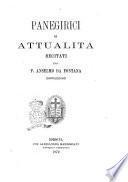 Panegirici di attualità recitati dal p. Anselmo da Fontana