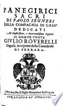 Panegirici sacri