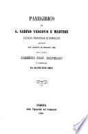Panegirico di S. Sabino vescovo e martire patrono principale di Monselice recitato nel giorno 20 maggio 1865