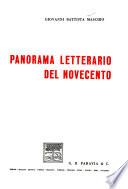Panorama letterario del Novecento