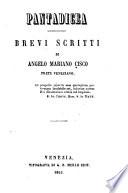 Pantadicea; brevi scritti