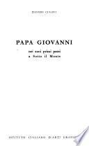 Papa Giovanni nei suoi primi passi a Sotto il Monte
