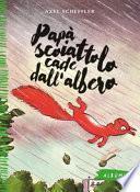 Papà scoiattolo cade dall'albero