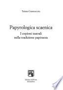 Papyrologica scaenica