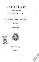 Parafrasi Delle Profezie Disaia