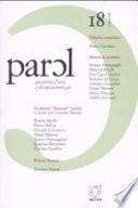 Parol. Quaderni d'arte e di epistemologia (2005-2006)
