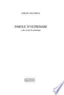 Parole d'oltremare