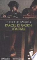 Parole di giorni lontani
