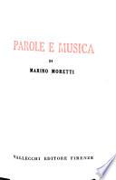 Parole e musica di Marino Moretti