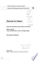 Parole in ritmo