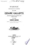 Parole pronunziate sul feretro del cavaliere Cesare Gallotti, direttore del Ministero e Real Segreteria di Stato di Grazia e Giustizia