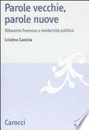 Parole vecchie, parole nuove