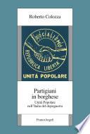 Partigiani in borghese. Unità Popolare nell’Italia del dopoguerra