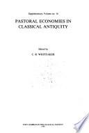 Pastoral Economies in Classical Antiquity