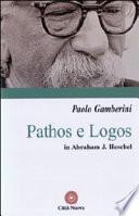 Pathos e logos in Abraham J. Heschel