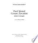 Paul Strand, Cesare Zavattini