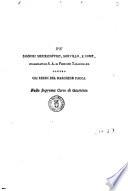 Pe' signori Meuricoffre, Sorvillo, e comp. incaricati di S.A. il principe Talleyrand contro gli eredi del marchese Pacca. Nella Suprema Corte di Giustizia [Saverio Villarosa, Giuseppe Villarosa]
