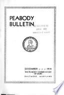 Peabody Bulletin