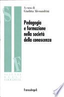 Pedagogia e formazione nella società della conoscenza