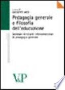 Pedagogia generale e filosofia dell'educazione