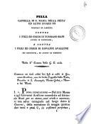 Pella cappella di S. Maria della Pietà ed altri luoghi pii chiamati in garentia contro i figli ed eredi di Tommaso Siani attori in principale, e contra i figli ed eredi di Giovanni Avallone rei convenuti, ed attori in garentia nella R.a camera della G. C. civile [Matteo Joele]