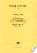 Pensare per contrari